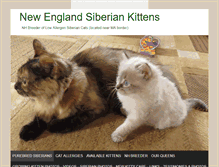 Tablet Screenshot of newenglandsiberian.com